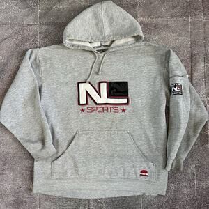 Men's Vintage Y2K No Limit Soldier Gear Heather Gray Hoodie Sweatshirt Sz XL VTG